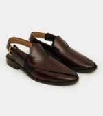 LS Pure Leather Handmade Peshawari Burgundy