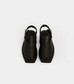 Full Black Peshawari Chappal - Image 2
