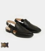 Black Peshawari Chappal DZ15 - Image 3