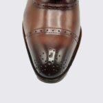 BROWN FULL BROGUE PUNCH LEATHER OXFORD - Image 3