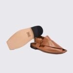 Peshawari Chappal (Tan) - Image 3