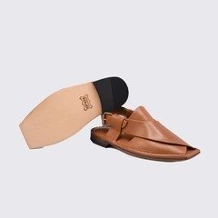 Peshawari Chappal (Tan) - Image 3